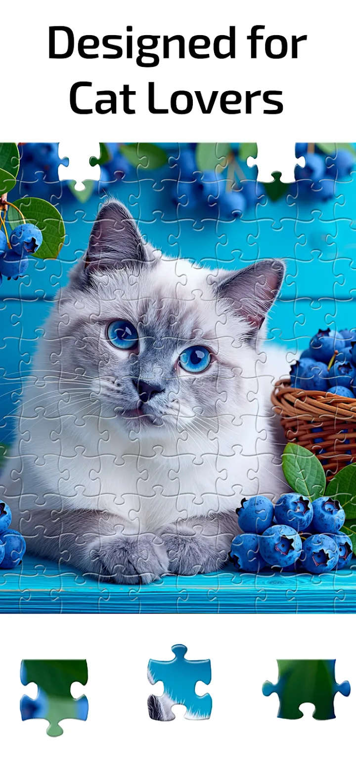 Portret kota - podgląd puzzla